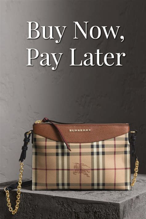 burberry buy now pay later